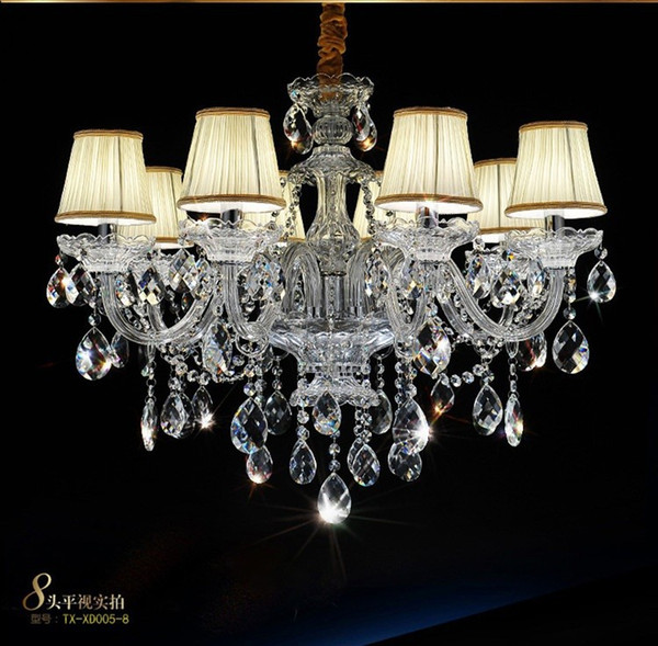 Luxury Chandelier Crystal fashion K9 Top crystal lamp lighting modern crystal Lights Include Lampshade Room chandelier lighting