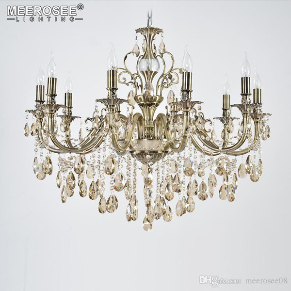 Luxury Crystal Chandelier Light Fixture Good Quality Lustres Suspension Lampara de techo Dining room Living room Lighting