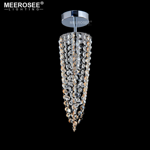 Small Crystal Chandeliers Aisle Hallway Mini Crystal Light Lamp for Ceiling Corridor Cristal Lustres Light Chandeliers