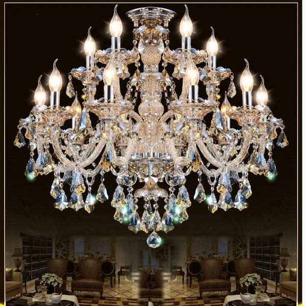 Modern Crystal Chandelier Living Room lustres de cristal Decoration Tiffany Pendants and Chandeliers Home Lighting Indoor Lamp