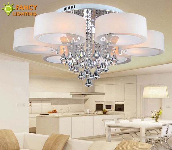 Wholesale-K9 crystal Modern crystal chandelier 110V 220V chandelier crystal for living room/bedroom/dining room decor Candelabros