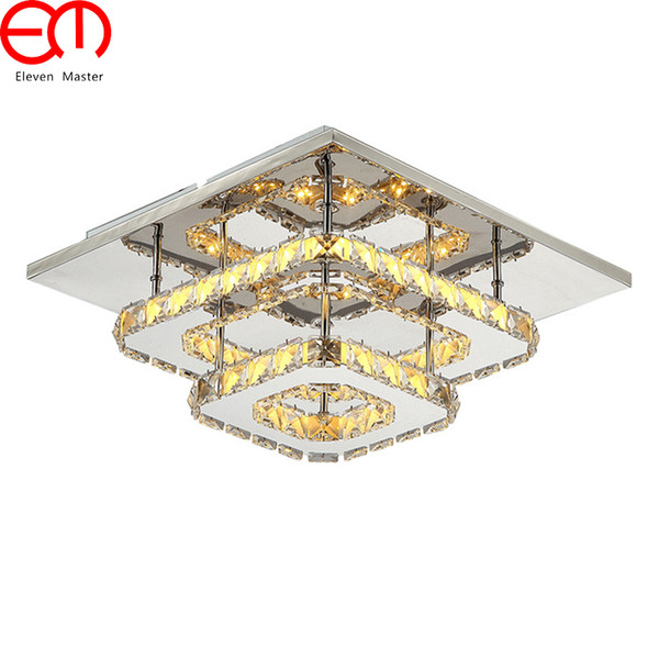 Modern Led Chandelier Led Lamps Living Room Bedroom Lighting K9 Crystal Chandelier Lustre Light Chandeliers 12w WCL004