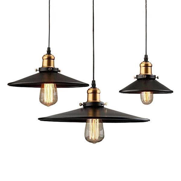 Edison Loft Style Pendant Light Vintage Industrial Retro Pendant Lamp Light E27 Holder Iron Restaurant Bar Counter Attic Bookstore Lamp