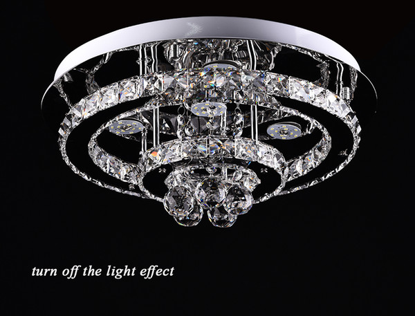 Modern luxurious generous style , brilliant high power Led chandeliers crystal ceiling light , first K9 crystal+stainless steel