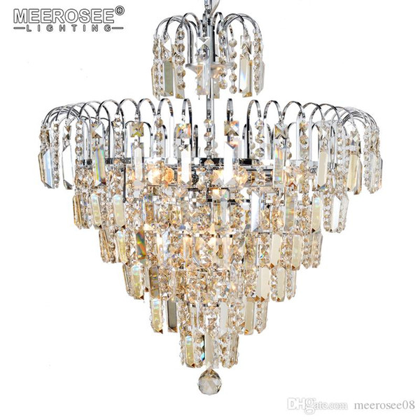 2018 Luxury Crystal Chandelier Light Living Room Lamp Lustres de Cristal Hanging Crystal Lighting for Villa Home Decoration