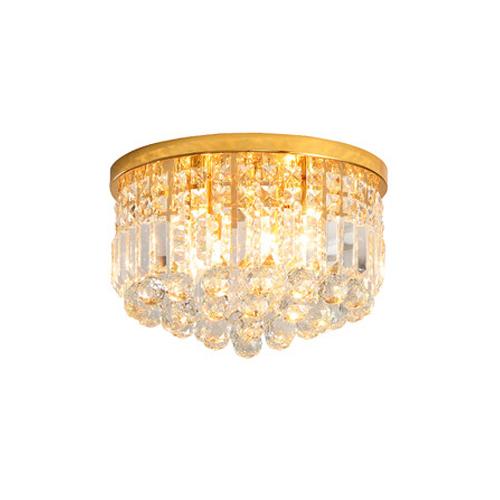 Modern minimalist creative led crystal chandelier lights attractive corridor aisle lamps gold ceiling plate ceiling porch warm lightings