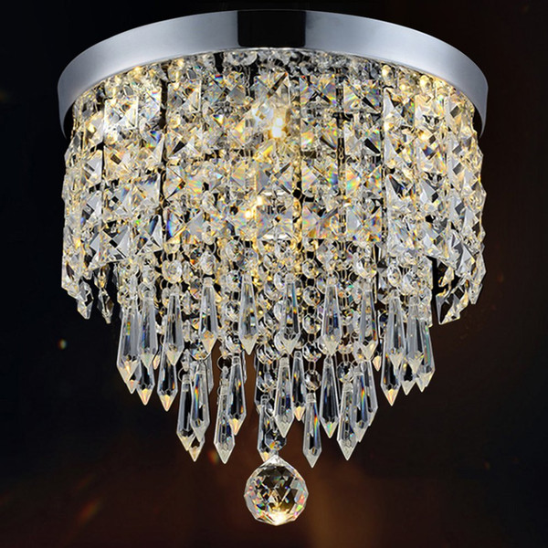 Modern Chandelier Ceiling Light Crystal Ball Fixture Pendant Ceiling Lamp Aisle Porch Lamp Bedroom Living Room Ceiling Balcony Lights