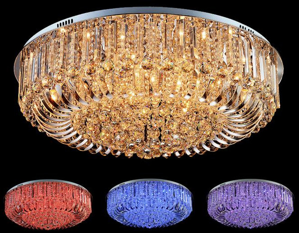 Modern K9 Crystal LED Chandelier Ceiling Light Pendant Lamp Lighting 50cm 60cm 80cm pendant lamp home decoration