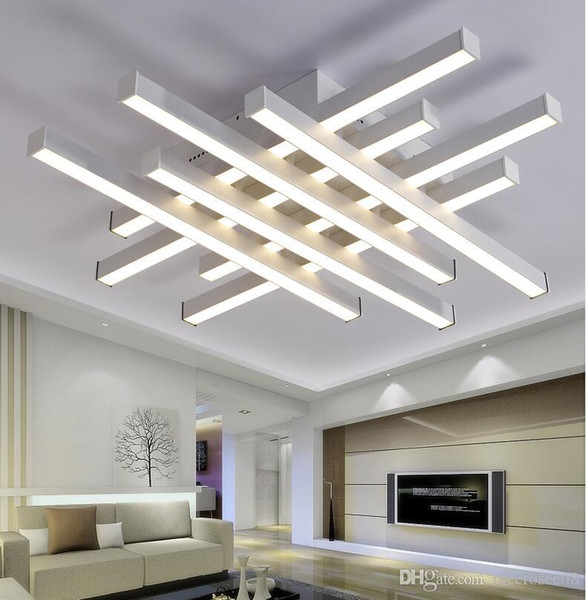 Modern LED Ceiling Chandeliers Lights white black body creative ceiling chandeliers lamp for bedroom living room