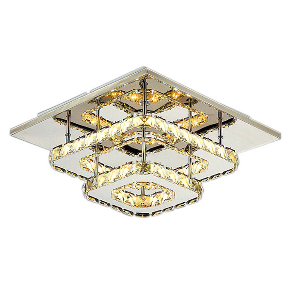 LED Crystal Chandeliers LED Ceiling lights Fixture for Indoor Lamp lamparas de techo Surface Mounting Modern Ceiling Lamp For Bedroom