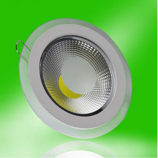 Wholesale price COB 9W 15W 18W LED COB Panel Light AC90-260V Recessed COB Downlight Glass Cover LED Spot bulb