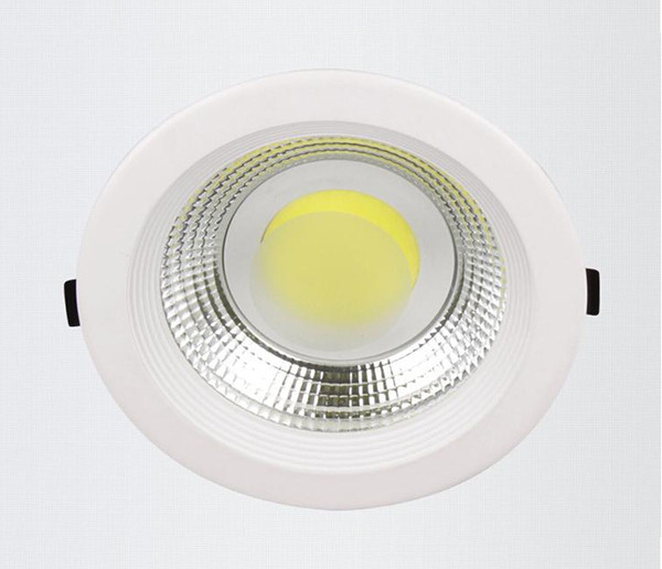 15W/20W/30W COB LED Downlight LED Down Light COB Epistar Chip Warm Cold White 100-110LM/W Warranty 2 Years CE RoHS Free Shipping