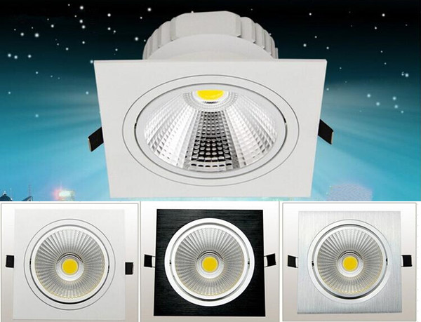 30pcs/lot 7W Dimmable COB LED Recessed Ceiling Down light Warm White/White/Cool White COB Led light AC85-265V