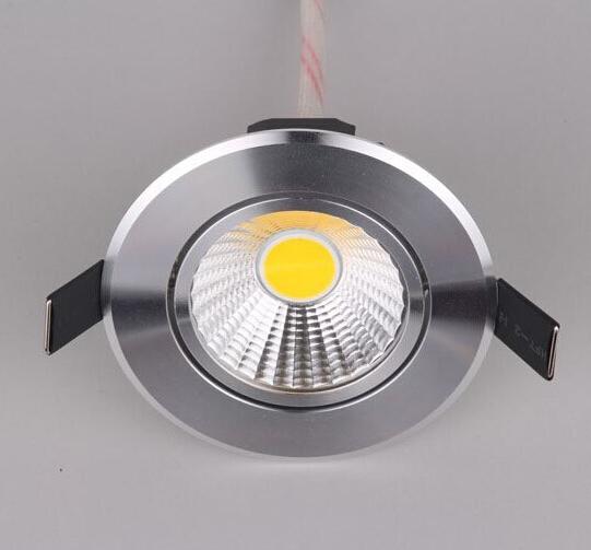 Super Bright LED Recessed COB Downlight Dimmable 7w LED Spot Light AC110V 220V Home Decoration Ceiling Lamp Bulb