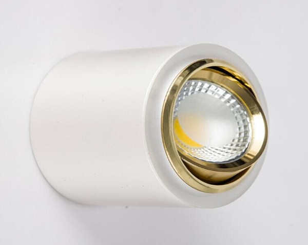 NEWS Dimmable Led COB Ceiling led downlight 9W/12W AC85-265V Warm / white 2700~7000K surface mounted Indoor Lighting AC85-265V