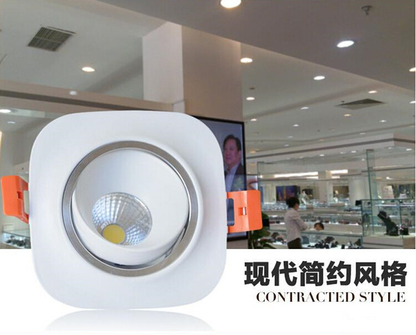 Dimmable COB LED Downlight 10W 15W AC85-265V LED Down Light Dimmable Warm Cold White 2700-7000K COB Spot Recessed Downlight Light Bulbs