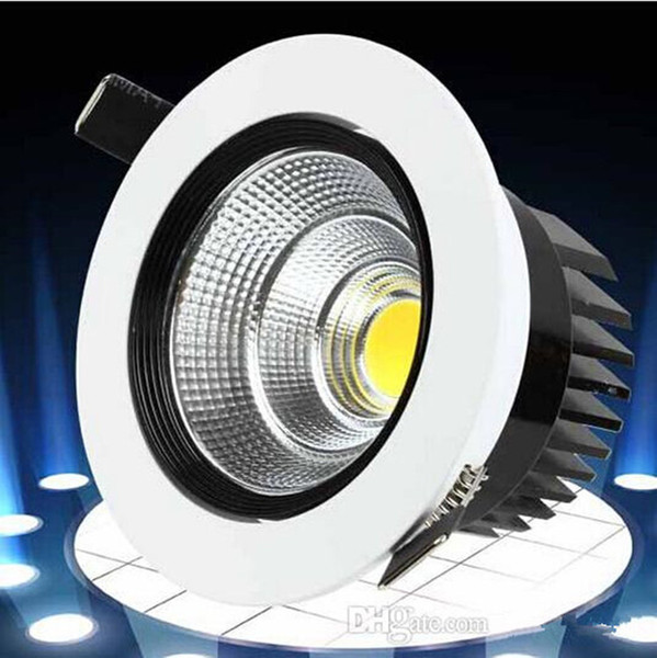 Factory Hot sale Super 9W Dimmable LED COB Ceiling Light Cool White/Warm White COB LED Down Light AC85-265V