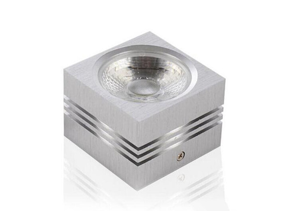 Wholesale price COB LED downlight 7W 12W Dimmable 110V 120V 220V Surface mounted led light Spot square led ceiling lamp