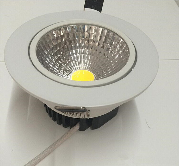 Super Bright Dimmable 9W Led Down light COB Ceiling Spot Light recessed downlights Warm Cool White Indoor Lighting Warm Natural Cold White