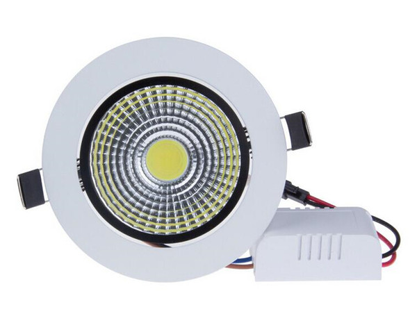 50PCS Super 9W/12W LED Down light COB Dimmable LED Recessed ceiling downlights Lamp AC85-265V For Home Lighting Decorate