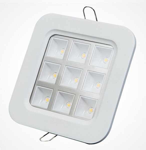 Factory Wholesale Price square 9*1W recessed Led Grille Led ceiling light/Led down light/Led lattice light,size:150mm*150mm