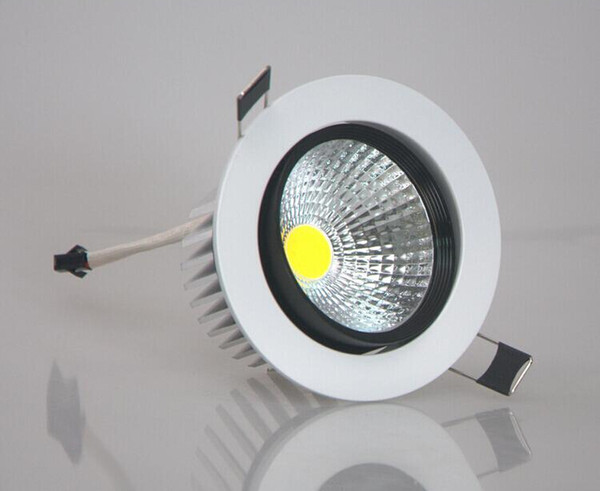 Factory direct sale 9W/12W COB LED Downlight Dimmable LED Indoor recessed down lamps AC85-265V Cold White Natural White Warm white