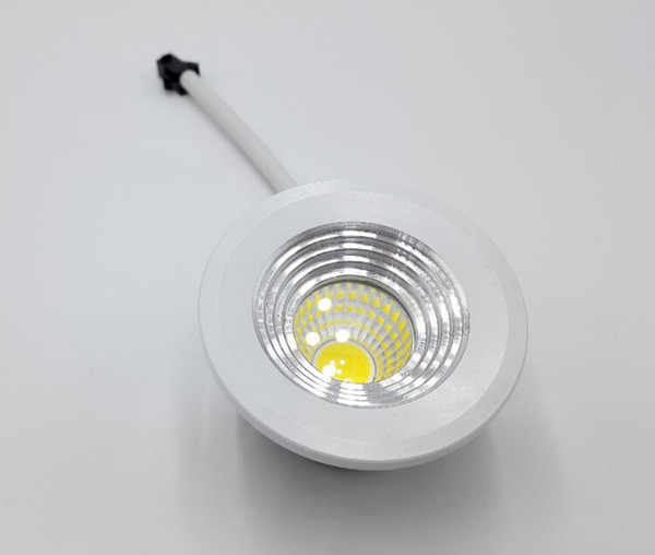 10pcs Dimmable Mini LED 5W COB Downlight AC85-265V Jewelry lamp bookcase led ceiling + led driver CE/ROHS