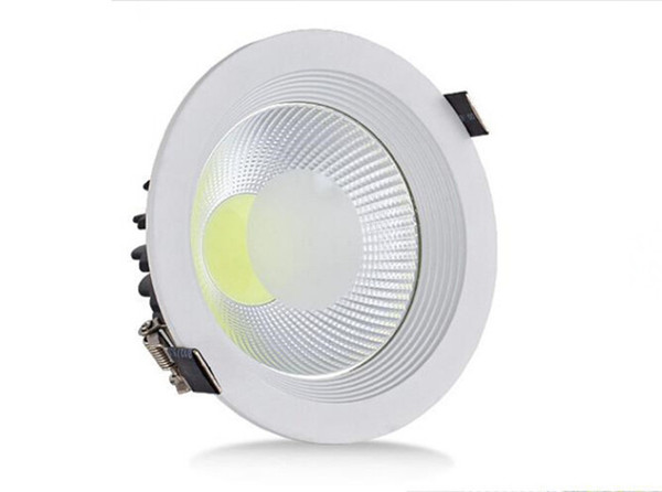 Dimmable 110V 240V CREE 10W 15W COB LED Downlights Tiltable Fixture Recessed Ceiling Down Lights Lamp Warm-Cool-Natural White