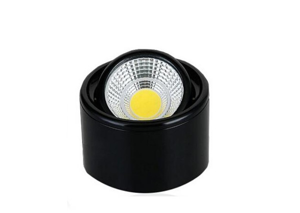 24pcs/lot 7W Super Bright COB Dimmable Surface Mounted led down light 85-265v 600lm dimmable Mounted led ceiling spot light