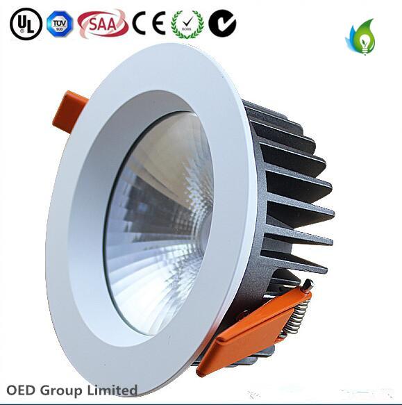 50W 8Inch Low Price Aluminum COB Recessed LED Ceiling Down Light CE SAA CE Approved with 5years warranty