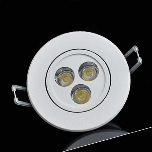 300Pack High-end certified 3 years warranty Recessed light 3W 5W LED ceiling light daylight white 6000K AC85-265V downlight led spotlight