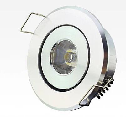 Free shipping 2016 newest high power LED mini round circle Recessed Ceiling Down light 1W 3W LED cabinet lamp white aluminum