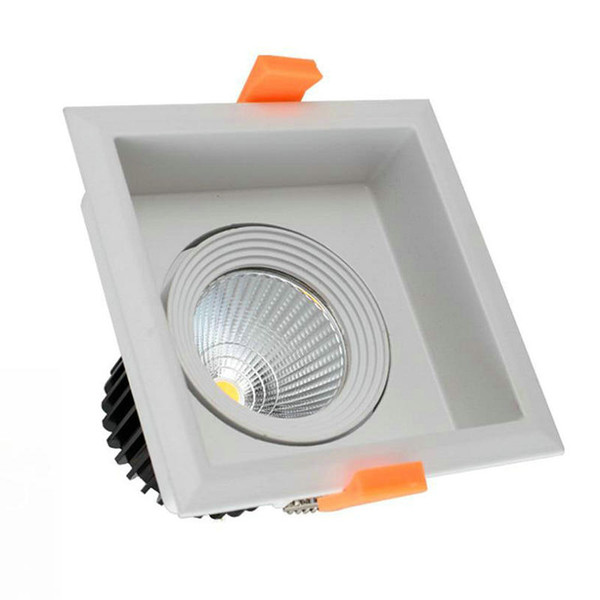 DHL FREE SHIPPING 1*15W COB LED Ceiling Light AC110V/AC220V-240V LED Downlight Spotlights Interior decoration LED Recessed Downlight