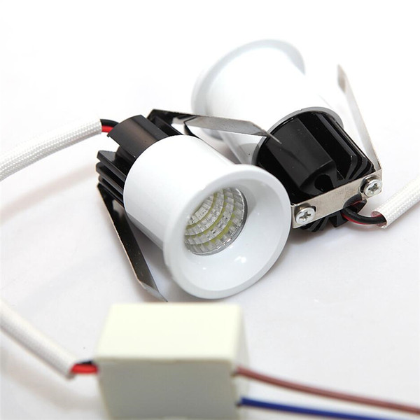 Wholesale-3W LED spot light mini LED downlight 100pcs/lot AC85-265V white or warm white cabinet LED light RoHS CE