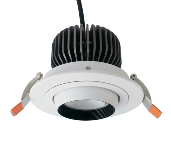 Free shipping 24 degree adjustable 7w 10w 15w 20w 30w cob led spot down light 90mm 110mm 140mm AC85-265V 2 years warranty