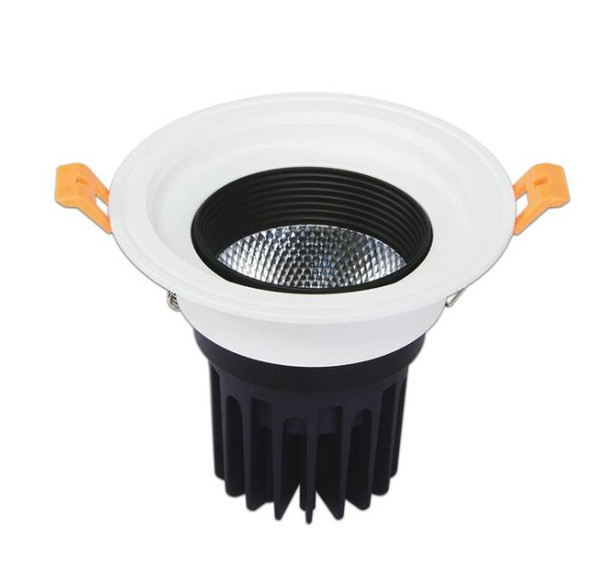 Free shipping small size 15 degree Triac dimmable 5w 7w 10w 15w 20w 30w dimmable cob led spot down light AC85-265V 2 years warranty