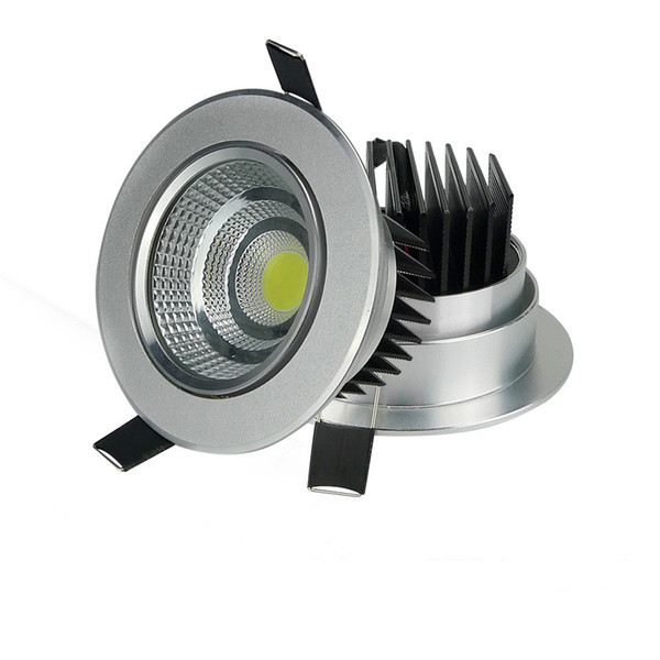 COB led downlights high power 5W 10W 20W dimmable/Non-dimmable led down lights recessed lamps AC110-240V LED Lighting