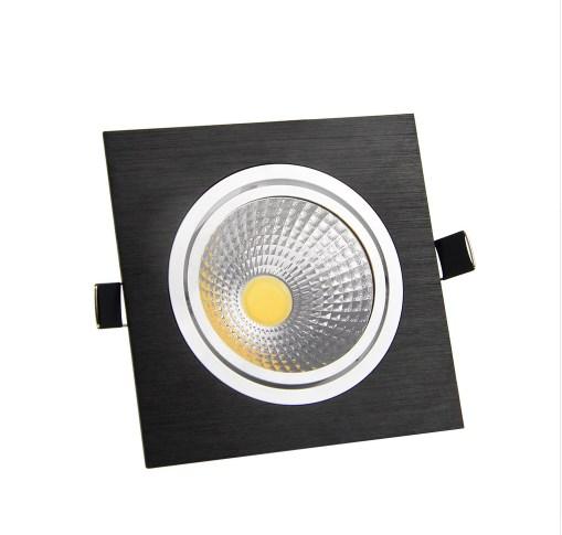 LED Downlight COB Dimmable 7W 9W 12W 15W Angle Adjustable AC85-265V Ceiling Recessed COB Downlight LED Spot Light