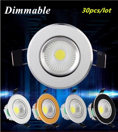 COB Led Downlights 9W Dimmable/Non-Dimmable Home lighting Warm Cool White LED Ceiling lights AC85-265V With Power Drivers