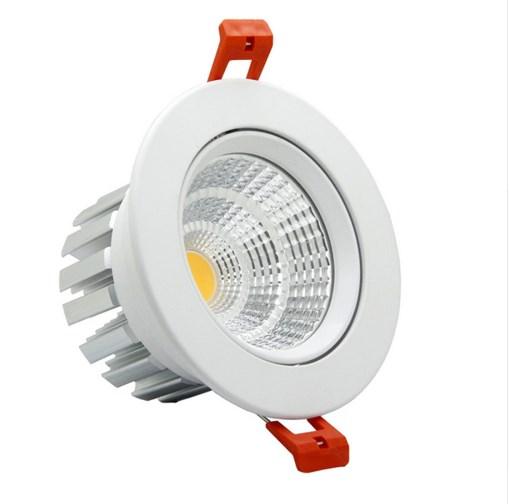 Super Bright Epistar LED COB Recessed Downlight Dimmable 6W 9W 12W 20W LED Spot Light Ceiling Lamp Home Lighting 110V 220v