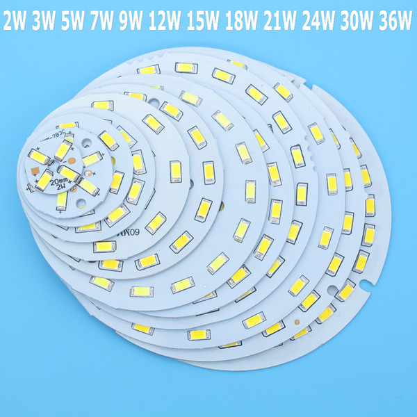 Wholesale SMD5730 LED PCB 2W 3W 5W 7W 9W 12W 15W 18W 21W 30W 36W White / Natural White / Warm White Light Source for Led Bulb