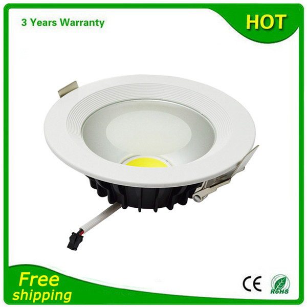 Recessed Dimmable LED Downlight COB LED Down Light 7W Bridgelux Chip 100-110LM/W Warranty 3 Years