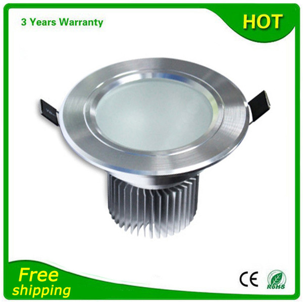 50PCS 30W 24W 18W 5W 7W 12W LED Down Light Dimmable LED Downlight COB Bulbs Spot Light Recessed High Bright Warranty 3 Years