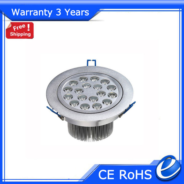 18w LED Downlight Dimmable LED Down Light Epistar Chip Warranty 3 Years CE RoHS Free Shipping