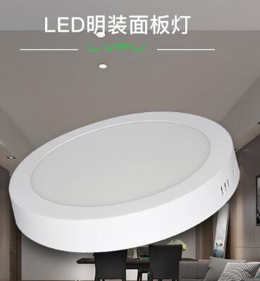 Dimmable 6w/12W/18W/24W CREE LED Panel lights Recessed lamp Round/Square Led downlights for indoor ceiling lights 85-265V+Led Driver