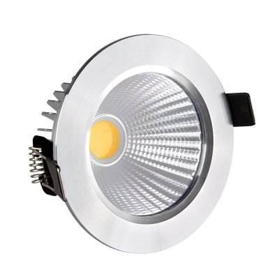 3W 5W 10W LED downlight CE ROHS FCC recessed COB downlight AC85-265V warm/natural/cool white LED ceiling light 20PCS