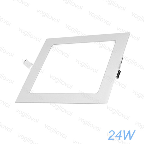 Ceiling Lights 24W AC85- 240V Aluminum Profile Acrylic Cover Side Emitting White Warn White Round Led Recessed Lamps 285mm Cut DHL