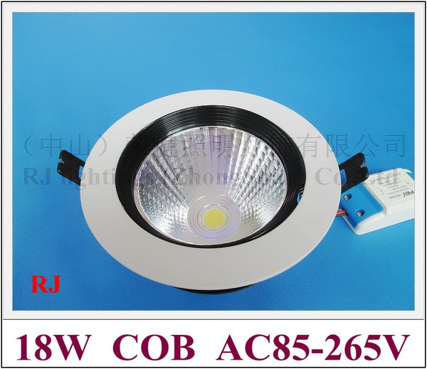 2015 fashion COB LED ceiling lamp light 18W LED downlight down light lamp AC85-265V adjustable 18W 1LED 1*18W COB aluminum