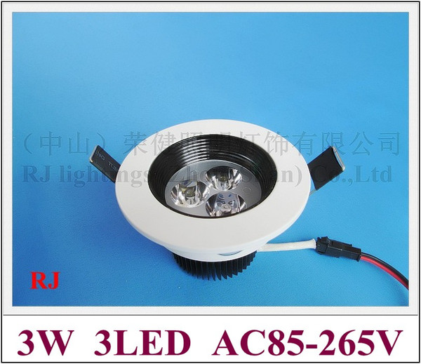 glare-proof LED ceiling light lamp 3W LED spot light 3*1W 3W AC85V-265V input aluminum high bright