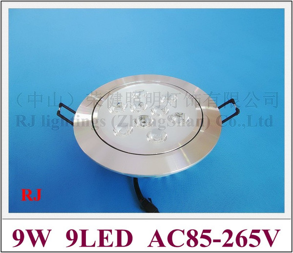 high bright LED ceiling light lamp 9W LED spot light with blade radiator AC85-265V CE ROHS